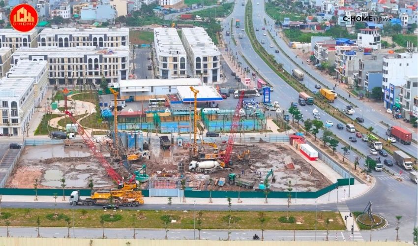 Bất Động Sản HP cập nhật tiến độ xây dựng dự án The Zenith Hải Phòng tháng 4/2025