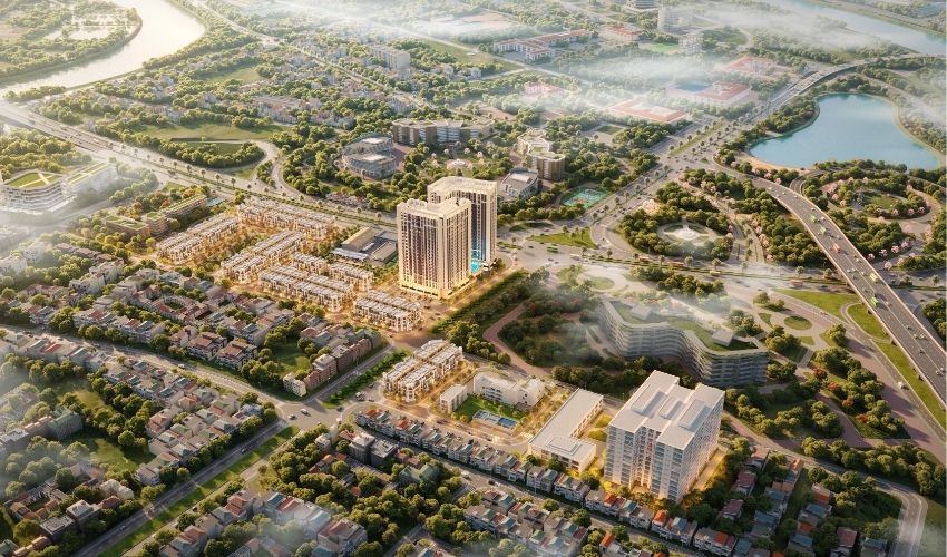 Tiện ích ngoại khu The Zenith Hải Phòng