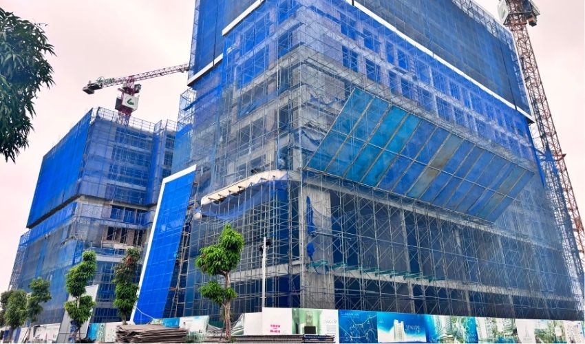 Hình ảnh thực tế tháng 4/2026 tại công trường dự án The Zenith Hải Phòng