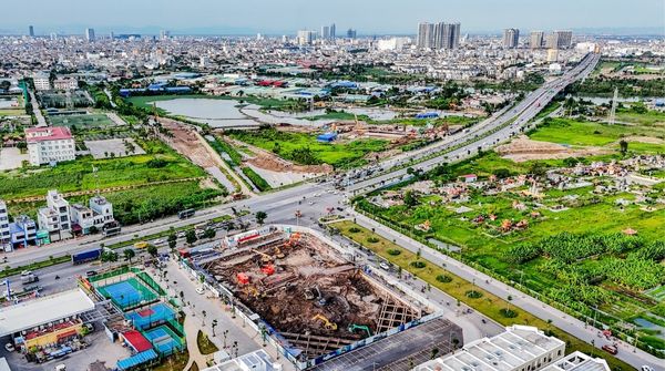Chung cư The Zenith được xây dựng tại mặt đường Bùi Viện, Hải Phòng