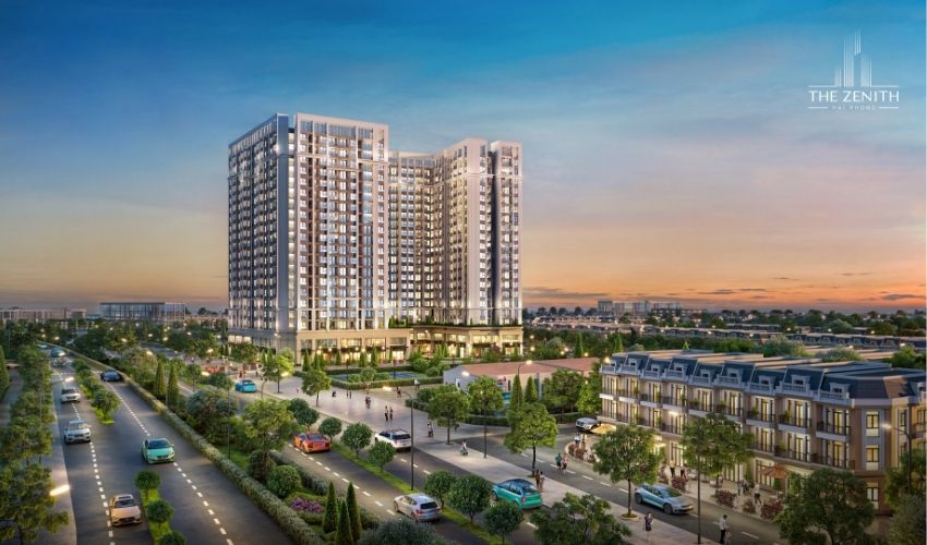 Phối cảnh dự án The Zenith Hải Phòng với vị trí đắt giá và khả năng kết nối vượt trội.