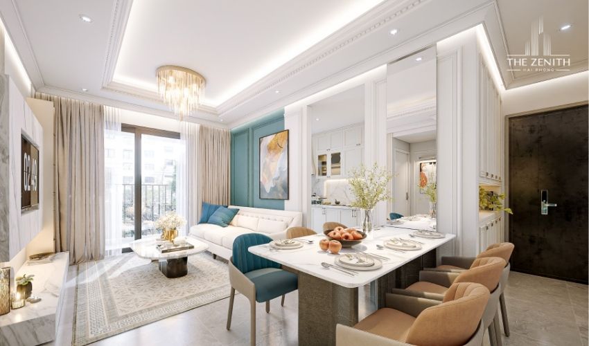 Thiết kế căn hộ ba phòng ngủ với bố cục tối ưu, đảm bảo sự riêng tư cho từng thành viên trong gia đình.