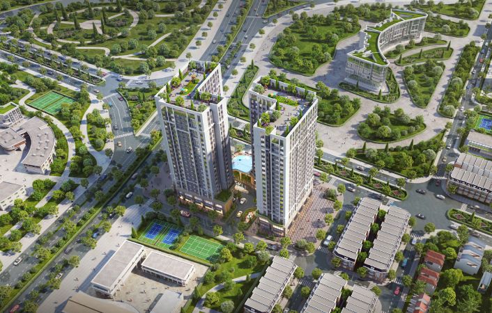 Chung cư The Zenith Hải Phòng tọa lạc tại tuyến đường Bùi Viện đắt giá